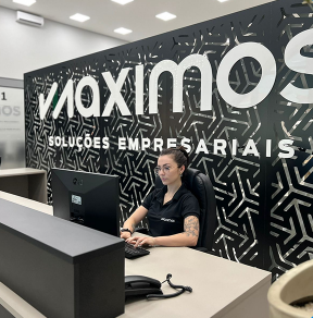 Recepção da Máximos Soluções Empresariais